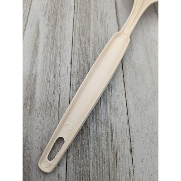 Ekco Slotted Serving Spoon Almond Nylon Plastic 11" Vintage - Picture 6 of 8